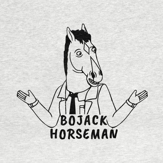 bojack horseman line art by Suarezmess